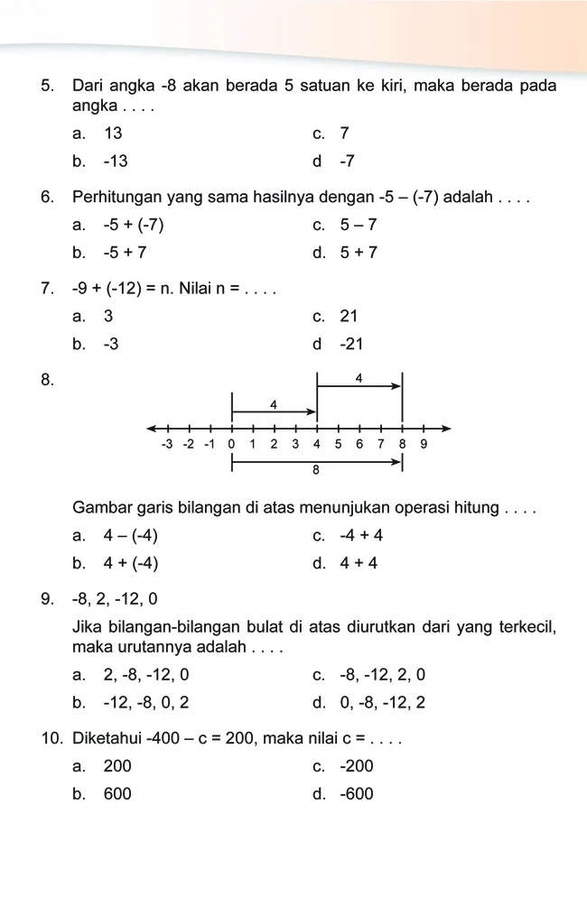 Soal Matematika Bilangan Bulat Kelas 6 Dalchaebi Soal Matematika Bilangan Bulat Kelas 6 Dalchaebi