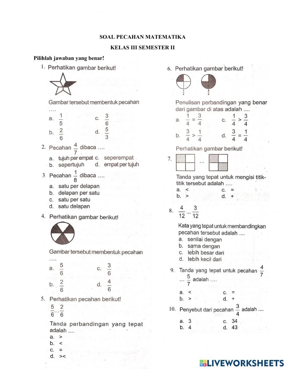 Memahami Konsep Bilangan dan Operasi Hitung Contoh Soal Matematika Memahami Konsep Bilangan dan Operasi Hitung Contoh Soal Matematika