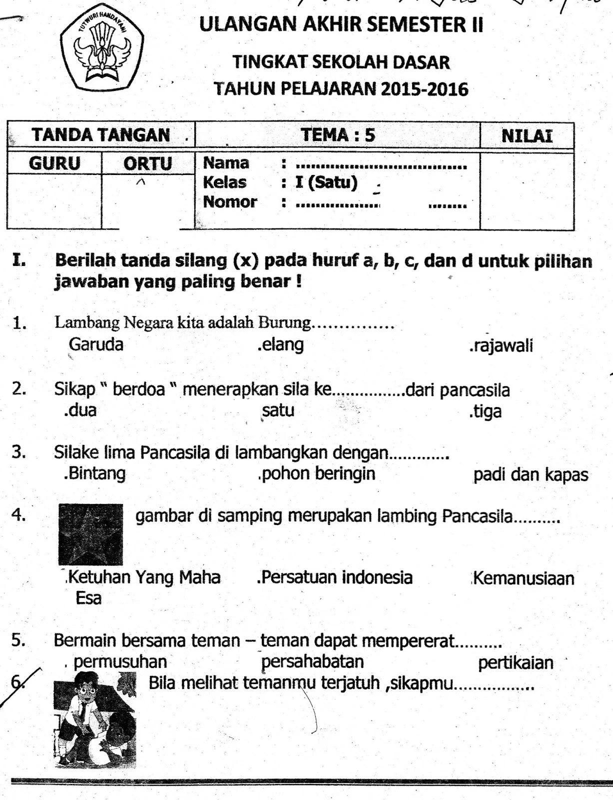 Siap Ujian Download Soal Kelas 1 Semester 2 Tema 8 untuk Persiapan Siap Ujian Download Soal Kelas 1 Semester 2 Tema 8 untuk Persiapan