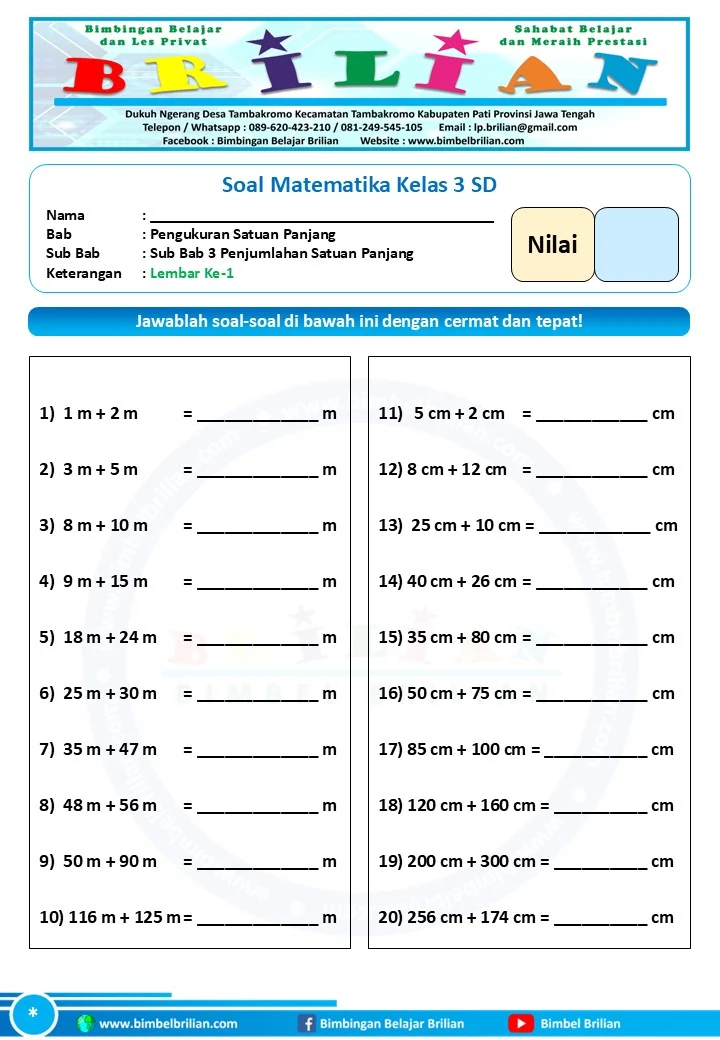 5 Cara Cepat Kuasai kumpulan soal matematika kelas 3 sd dan pembahasannya