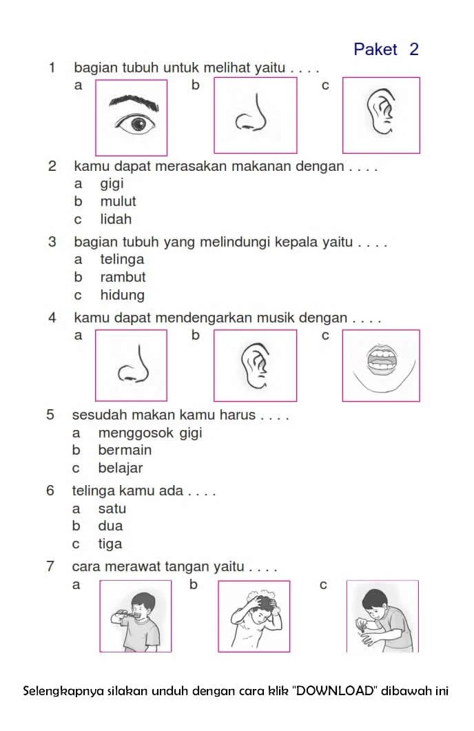 Soal Ipa Kelas 1 Semester 2 - Piffle me