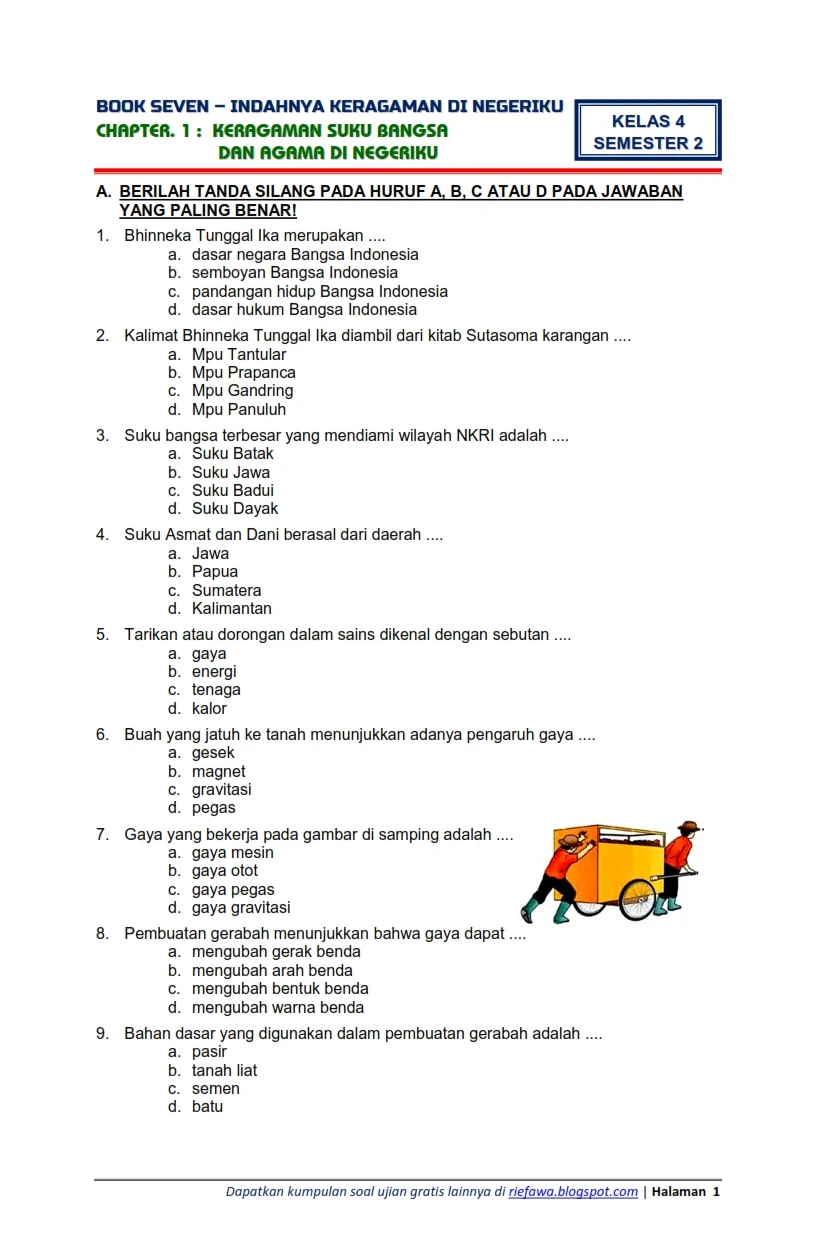 Rahasia Skor Tinggi Soal Tematik Kelas 4 Tema 7 Indahnya Negriku Subtema 1 Terbaru Rahasia Skor Tinggi Soal Tematik Kelas 4 Tema 7 Indahnya Negriku Subtema 1 Terbaru
