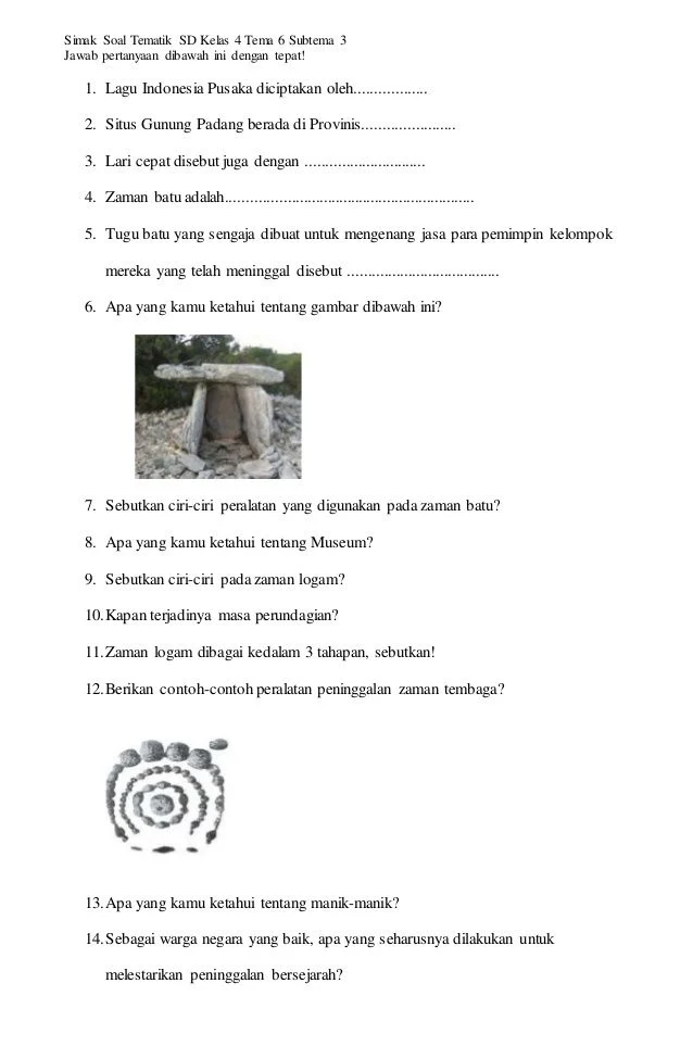 Wajib Tahu Kumpulan Soal Tematik Kelas 4 Tema 7 Plus Kunci Jawaban Terbaru Hari Ini